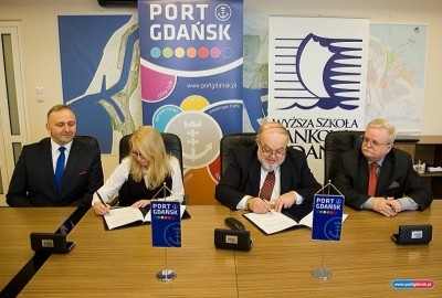 Port Gdańsk zawarł porozumienie o współpracy z Wyższą Szkołą Bankową...
