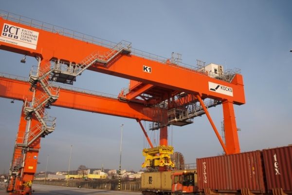 Nowy terminal kolejowy w BCT - Bałtyckim Terminalu Kontenerowym w Gdyni