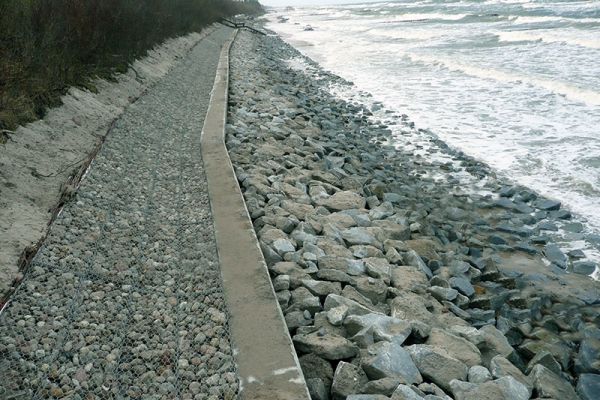 Zakończono pierwszy etap prac budowlanych w ramach przebudowy opaski brzegowej w Ustron...