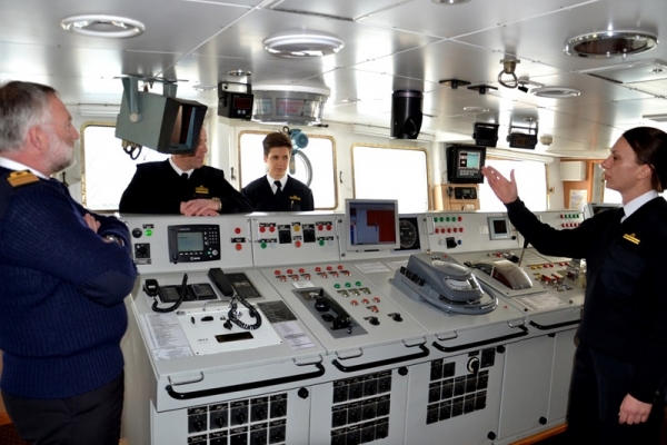 Wizyta Narodowego Hydrografa Wielkiej Brytanii