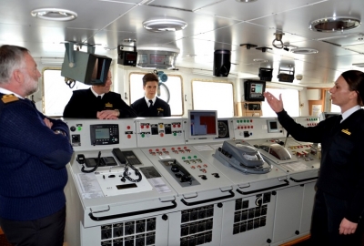 Wizyta Narodowego Hydrografa Wielkiej Brytanii