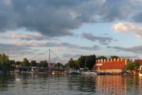 Most w Mikołajkach - zdemontowany, wkrótce powstanie nowy