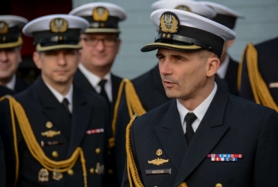 Pożegnanie dowódcy fregaty
