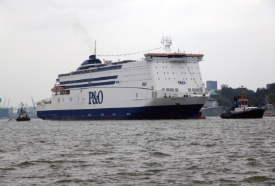 Nielegalni imigranci na pokładzie promu P&O Ferries