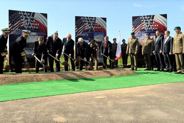 Uroczysta inauguracja budowy instalacji obrony przeciwrakietowej w Redzikowie