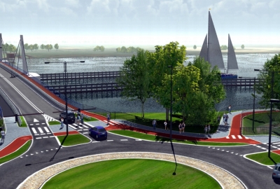 Radio Gdańsk: Wbito pierwszą łopatę pod budowę mostu w Gdańsku Sobieszewie