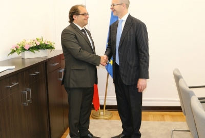 Z ambasadorem Wielkiej Brytanii o współpracy w obszarze gospodarki morskiej i żeglugi...