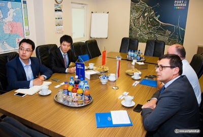 Port Gdańsk gościł przedstawicieli chińskiego przedsiębiorstwa China Har...