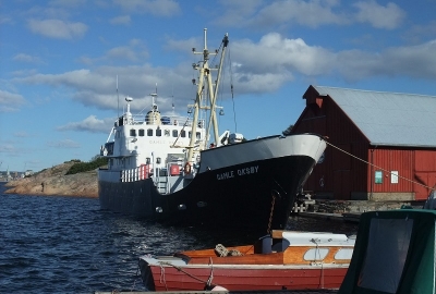 Gamle Oksøy - wystawa na falach
