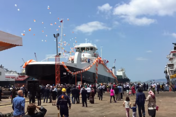 Pierwszy z nowych promów dla Fjord1 już gotowy