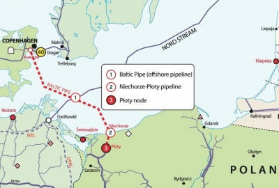 Gaz System: zaczęły się konsultacje ws. gazociągu Baltic Pipe