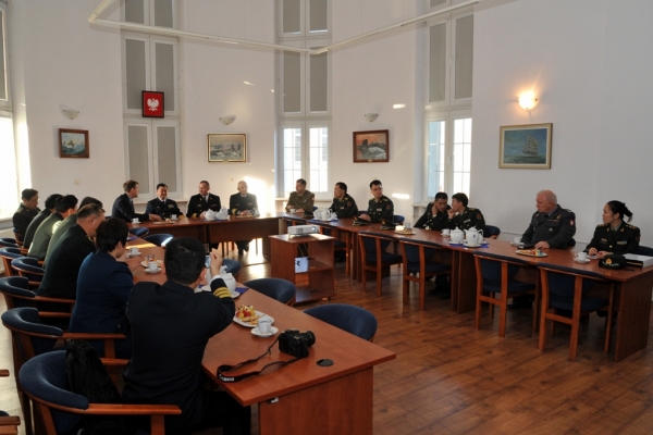 Delegacja Chińskiej Armii Ludowo-Wyzwoleńczej w Gdyni