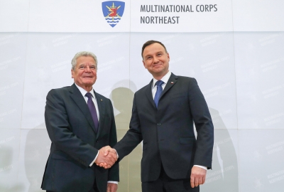Prezydent: współpraca wojskowa między Niemcami a Polską jest zacieśniania