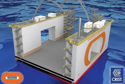 Crist położył stępkę pod budowę specjalistycznego doku pływającego