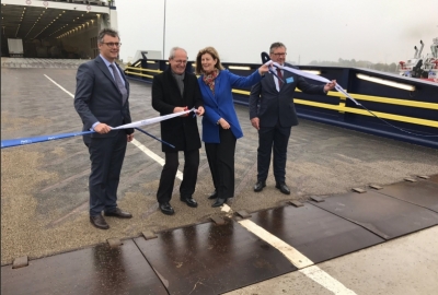 Powiększony terminal P&O Ferries w Zeebrugge uroczyście otwarty