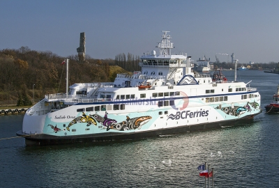 Remontowa Shipbuilding: pierwszy prom dla BC Ferries w drodze do Kanady