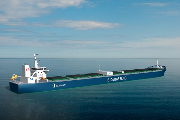 Zespół międzynarodowych firm ujawnia projekt masowca napędzanego LNG