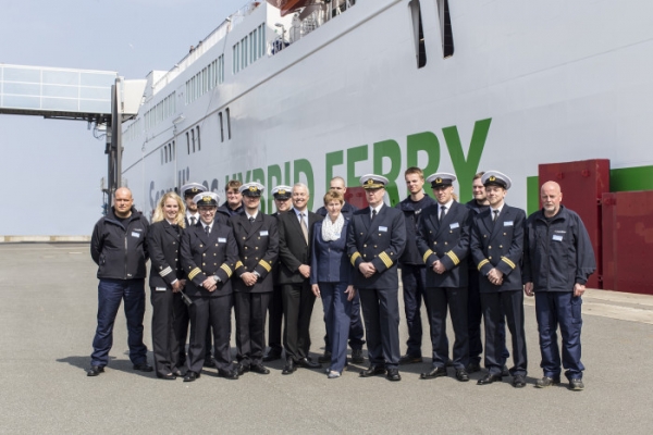 Nowy prom Scandlines został ochrzczony