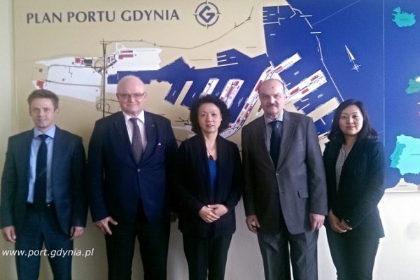 Wizyta przedstawicieli Chin w Porcie Gdynia