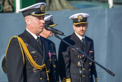 Nowy dowódca dywizjonu Zabezpieczenia Hydrograficznego