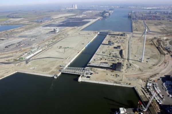Otwarcie śluzy Kieldrecht w Antwerpii