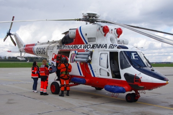 Akcja ratownicza na Bałtyku. Pomocy udzielono pracownikowi platformy wydobywczej