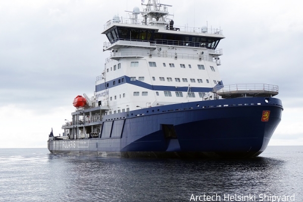 Projekt pierwszego na świecie lodołamacza z napędem LNG zaprezentowany w Helsinkach