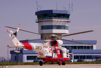 Ewakuacja pracownika platformy na Bałtyku