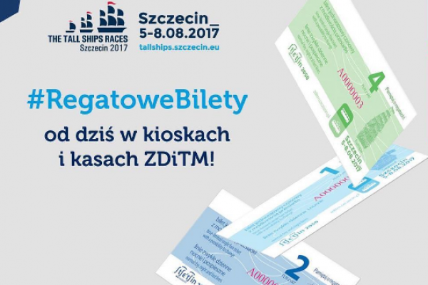 Wielkie żaglowce na biletach. Miasto promuje regaty
