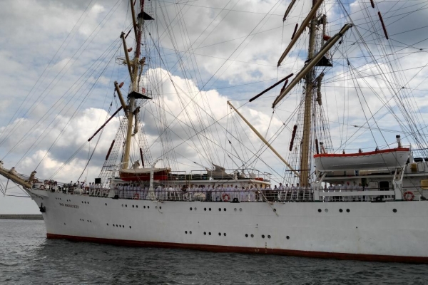 Dar Młodzieży w Świnoujściu - pierwszy port 2017