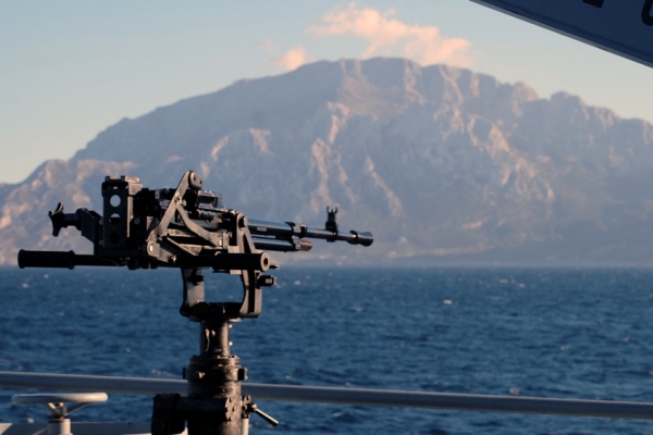 ORP Czernicki w rejonie operacji