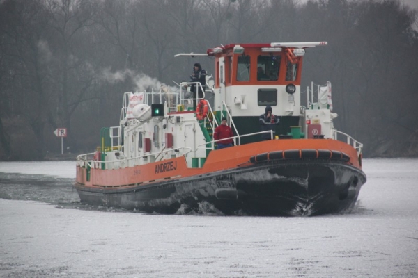 Lód na rzekach. Szlaki wodne zamknięte