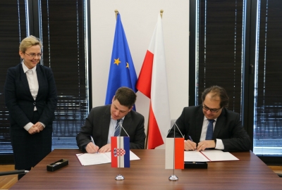 Ministrowie Polski i Chorwacji odpowiedzialni za gospodarkę morską podpisali memorandum...
