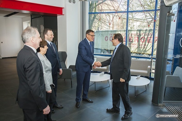 Z Ministrem Gospodarki Morskiej o planach rozwoju Portu Gdańsk