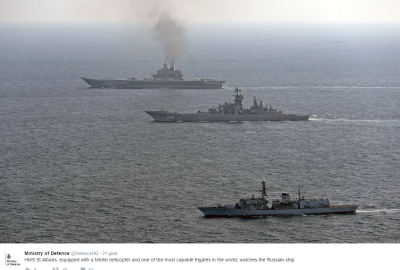 Resort obrony Rosji: W. Brytania zrobiła przedstawienie z eskortą okrętów