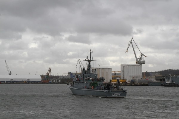 Polski trałowiec w międzynarodowym ćwiczeniu SQUADEX 17