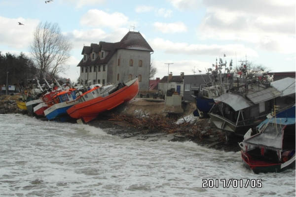 MGMiŻŚ: Silne sztormy spowodowały ogromne straty na całym wybrzeżu