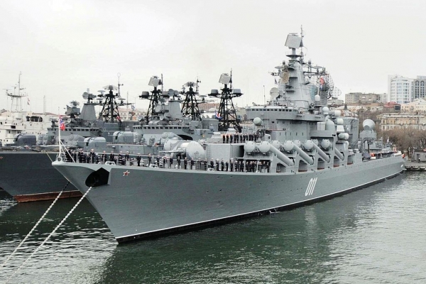 Rosja: Ćwiczenia okrętów na Morzu Ochockim w ramach manewrów Wostok-2018
