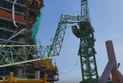 Tragedia w południowokoreańskiej stoczni [VIDEO]