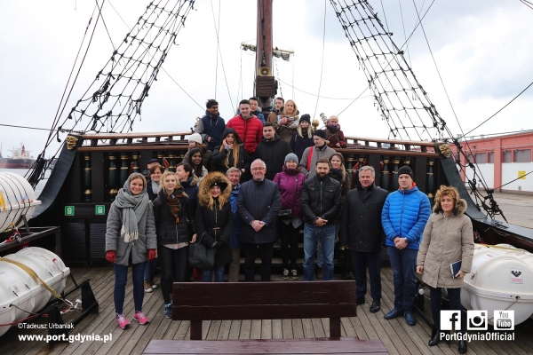 Studenci z Bremerhaven w Porcie Gdynia