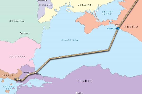 Gazprom ogłasza gotowość do budowy Turkish Stream