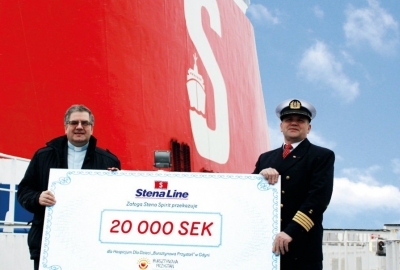 Wyjątkowe wyróżnienie dla załogi Stena Spirit 