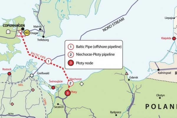 Gaz-System zbuduje podmorski odcinek gazociągu Baltic Pipe