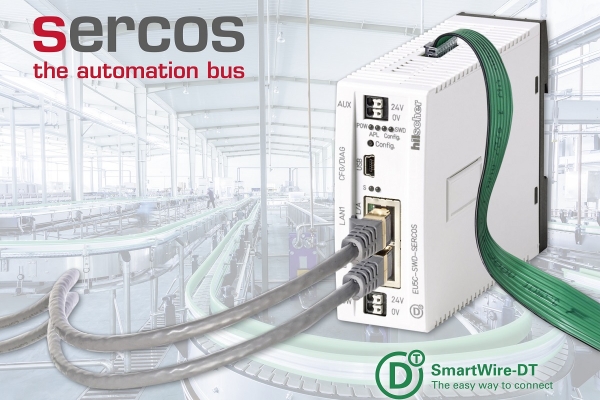 Nowy moduł gateway firmy Eaton umożliwia komunikację SmartWire-DT z protokołem Sercos...
