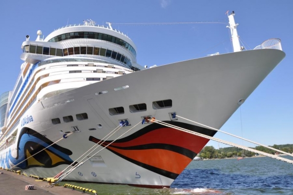 AIDAdiva w gdyńskim porcie