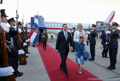 Prezydent Duda rozpoczął wizytę w Chorwacji