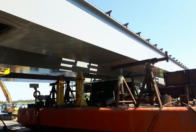 ZDiTM w Szczecinie: Rośnie most Cłowy