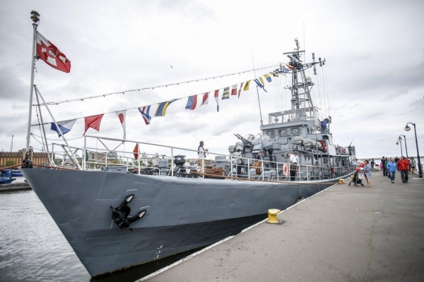 W weekend okręt ORP Mewa gościł zwiedzających
