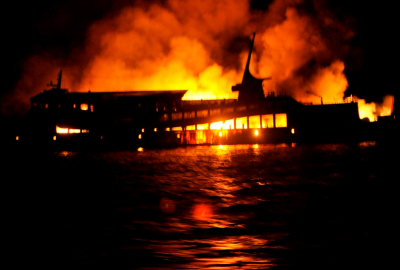Ofiary śmiertelne pożaru na pokładzie promu