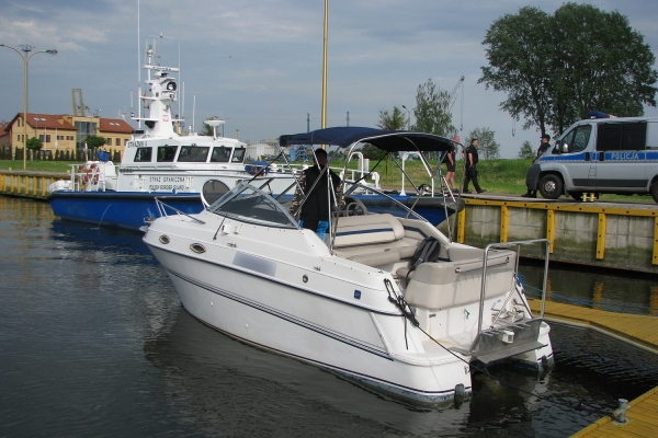 Skradziona motorówka